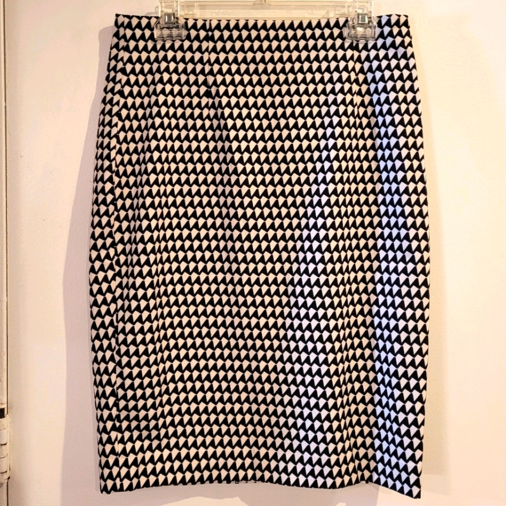 NWT Banana Republic Geometric Pencil Skirt Sz 12P